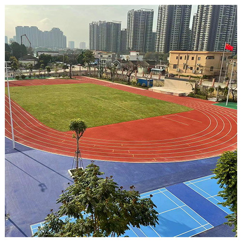 清远中山东凤镇中心小学无缝预制型跑道